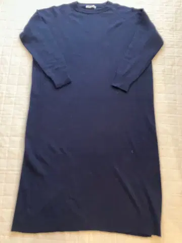 [ 새상품급 ] YARRA 캐시미어 혼방 울 원피스 네이비