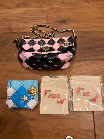 다이아몬드 패턴 핸드백