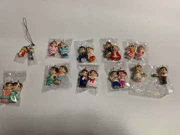 페코짱 포코짱 피규어 키링 18개 중복 2개