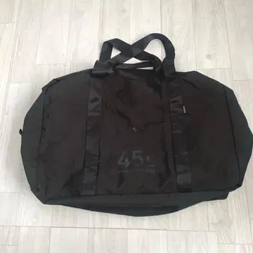 MILESTO 포켓터블 보스턴 백 45L 블랙