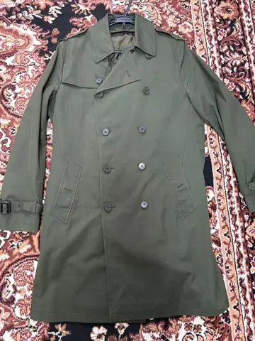 수트 컴퍼니 트렌치코트 더블 카키