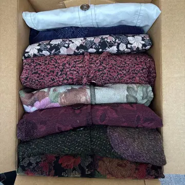 미세스 다색 꽃무늬 상의 8개 묶음 판매