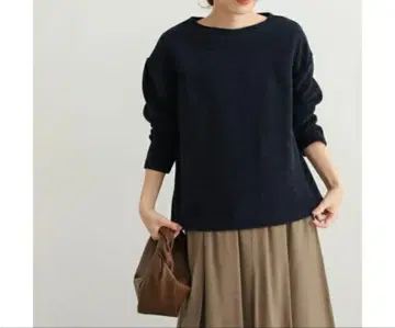 URBAN RESEARCH DOORS 몰 니트 절개 풀오버