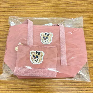 러브리 바이 페이러 올드 테디 와펜 토트백 와펜 파우치