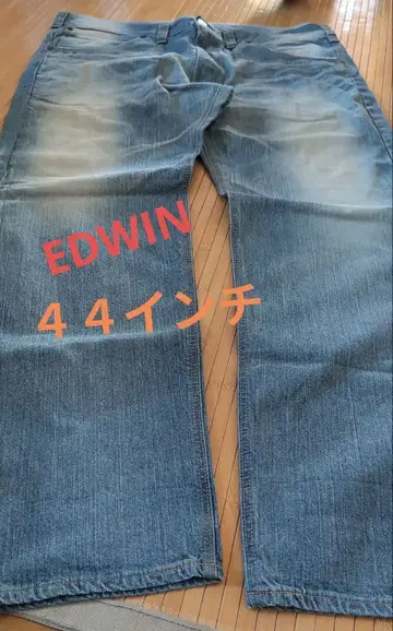 EDWIN 라이트 블루 데님 팬츠