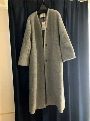 RIM.ARK 그레이 롱 코트 36 사이즈