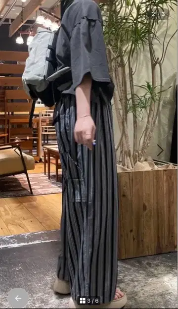 니코앤드 모드놈코어 멀티 스트라이프 워크 팬츠