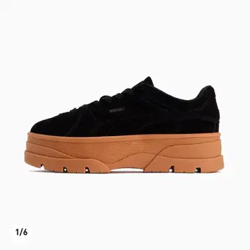 새상품급 PUMA 푸마 RIVO SUEDE 리바 스웨이드 블랙 통굽