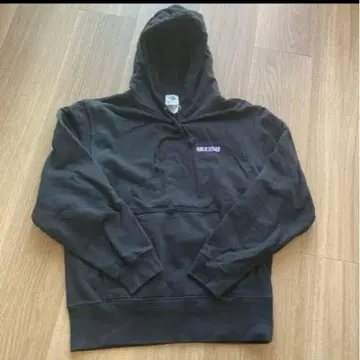 아이리스 블랙 후드티 백 프린트 ZOZOTOWN 완판템