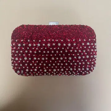 SANTI 산티 펄 스팽글 숄더 클러치백