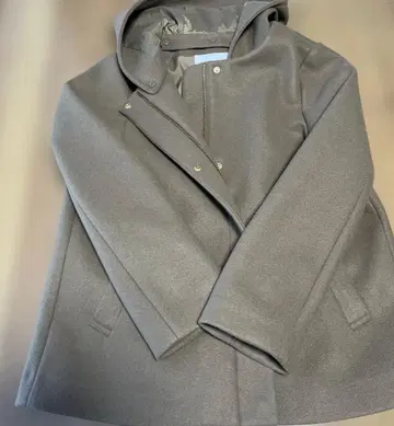 글로벌 워크 울 코트 M 사이즈 브라운