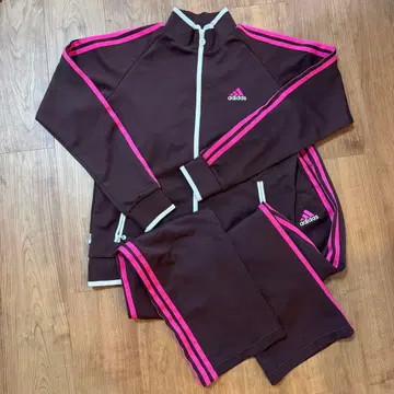 adidas 브라운 핑크 저지 세트