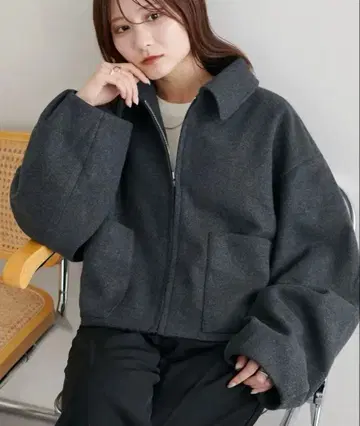 DISCORT 중공사 지퍼 자켓