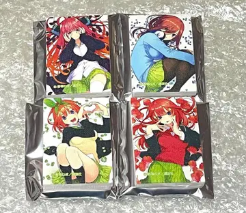 5등분의 신부 트레이딩 미니 캔버스 4점