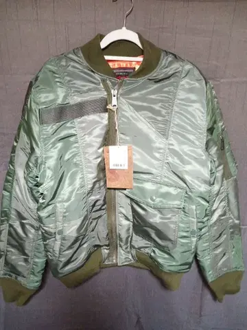 레어 새상품 Schott MA-1 사이즈 M PATCH WORK 9828