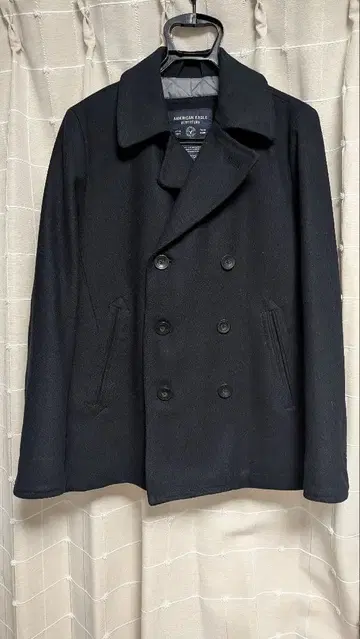 아메리칸 이글 피 코트 네이비
