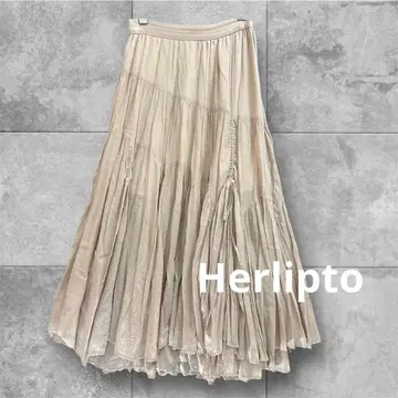 herlipto 코튼 보일 스커트 하립투 핑크 베이지