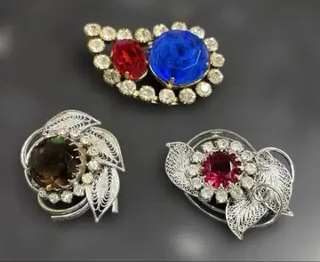 반짝반짝! 빈티지풍 브로치 3종 세트