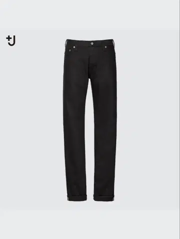 유니클로 +J 슬림핏 스트레이트 청바지 허리 78.5cm