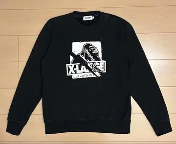 XLARGE 블랙 맨투맨 M 사이즈