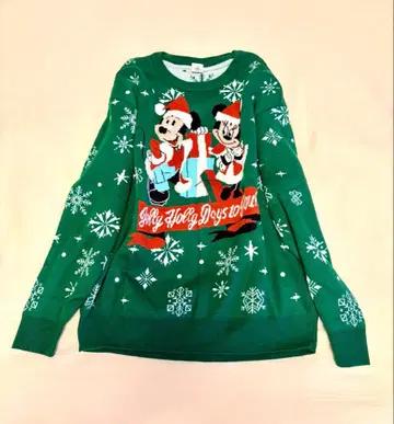 디즈니 크리스마스 스웨터 미키 미니