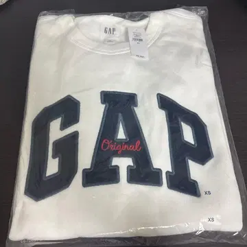 Gap 30주년 로고 맨투맨 화이트 셔츠 완판템 XS 사이즈