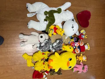 봉제 인형 세트 ( 스누피, 호빵맨, IKEA, 피카츄 등 )