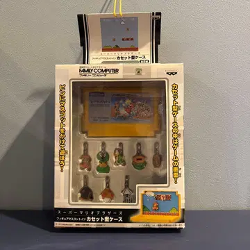 슈퍼 마리오 브라더스 피규어 마스코트 인 카세트형 케이스