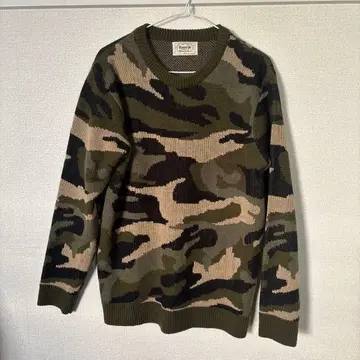 Goutribe 카모플라쥬 니트 스웨터 L 사이즈