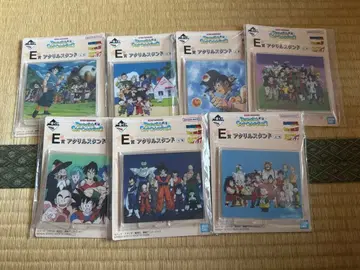 제일복권 드래곤볼 E상 아크릴 스탠드 전7종 미개봉품