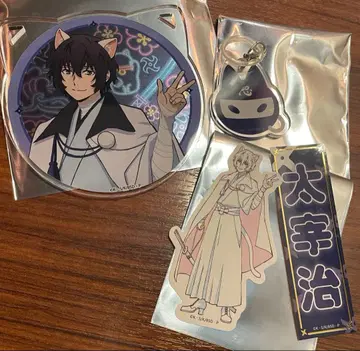 다자이 오사무 난자 문호 스트레이독스 아크릴 코스터 스티커 아크릴 참