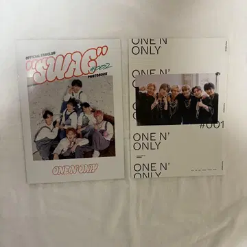 ONE N' ONLY SWAG 사진집 #1 #2