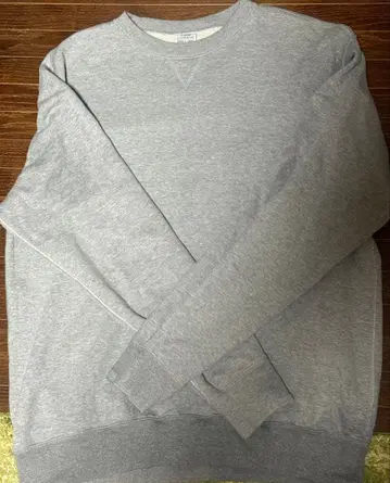 LOOPWHEELER EDIFICE 별주 루즈 맨투맨 그레이 XL