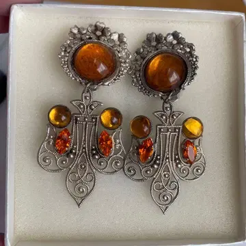 실버 빈티지 귀찌 #3247