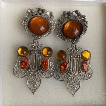 실버 빈티지 귀찌 #3247