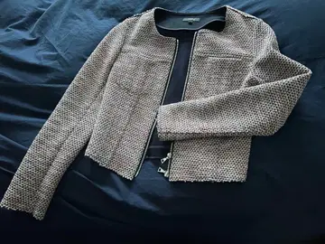 theory 노카라 트위드 자켓