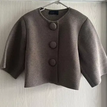 ZARA 7부 소매 가디건