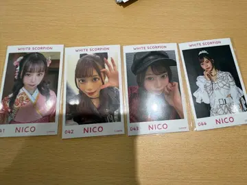 호와스피 White scorpion 폴라로이드 미니 포토 카드 NICO