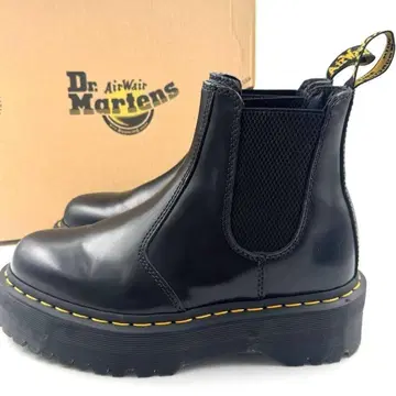 미사용 Dr Martens 2976 QUAD 첼시 부츠 통굽 UK5