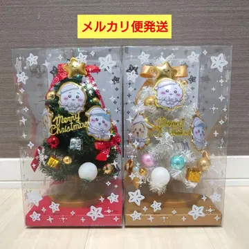 치이카와 크리스마스 트리 2세트 그린 화이트