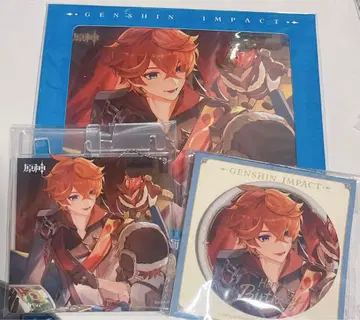 원신 타르탈리아 운명의 날 생일 색지 캔뱃지 아크릴 스탠드