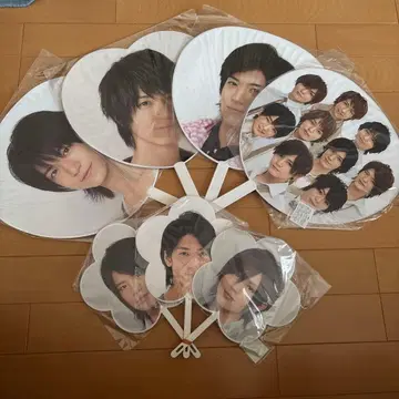 Hey!Say!JUMP 얼굴 사진 부채 세트