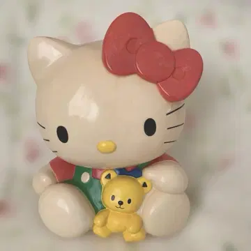 레트로 헬로키티 특대형 소프트 비닐 빅 저금통 1994년