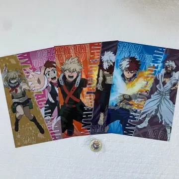 쿠라스시 나의 히어로 아카데미아 클리어 파일 3종 캔뱃지