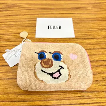 [ 새상품 ] 페이러 도업 테디걸 L자 파우치 FEILER 러브러리