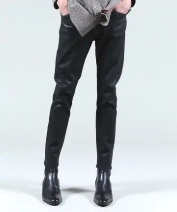 galaabend 코팅 스키니 데님 블랙 S