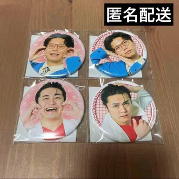 만담 대가족 케빈스 진기 쿄헤이 야마구치 콘보이 캔뱃지 각 2종