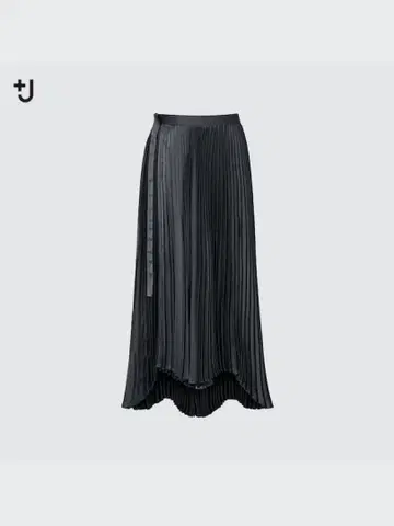 유니클로 플리츠 랩 롱 스커트