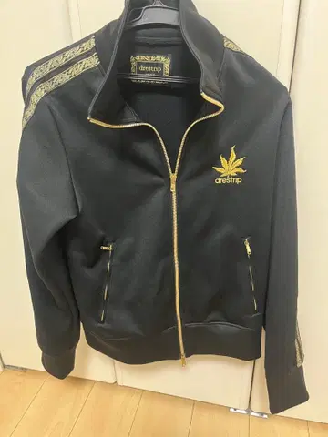 drestrip 100식 저지 블랙 집업 자켓