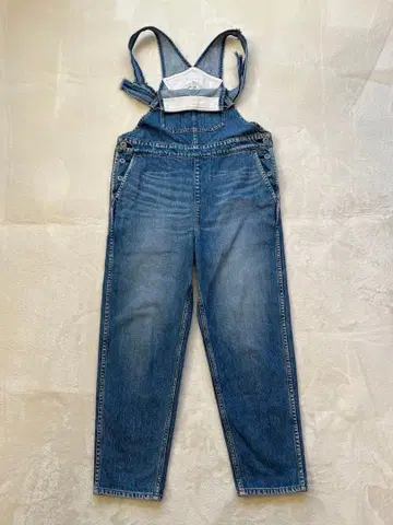 CANAL JEAN arc x YA-YA 데님 테이퍼드 오버롤